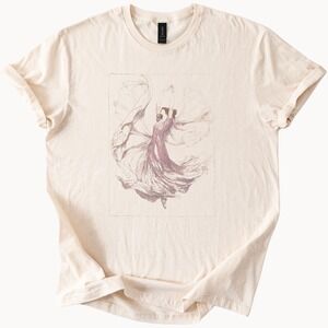 Expressionist Dance Graphic Tee Dynamic Figure Art